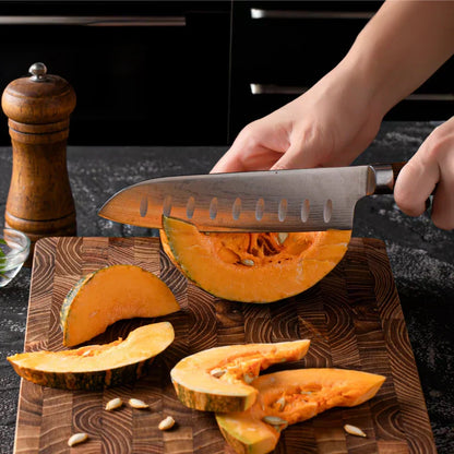 Wooden Chopping Block - High - Quality Chopping Board Made From End Grain Wood for Professional and Amateur Chefs