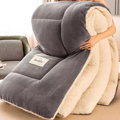 Premium Winter Blanket With Double-layer Flannel Fleece