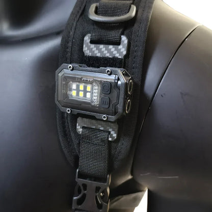 Magnetic Led Torch With Carrying Holder - Hands - Free Work Light For Outdoor And Repairs