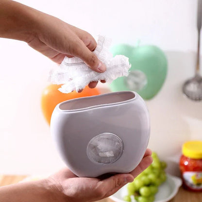 Tear - Resistant Cling Film with Apple Holder - Practical Film Dispenser