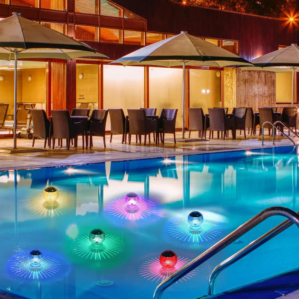 Solar Led Garden Spheres - Waterproof Solar Lights For Outdoor Decoration And Pond Lighting
