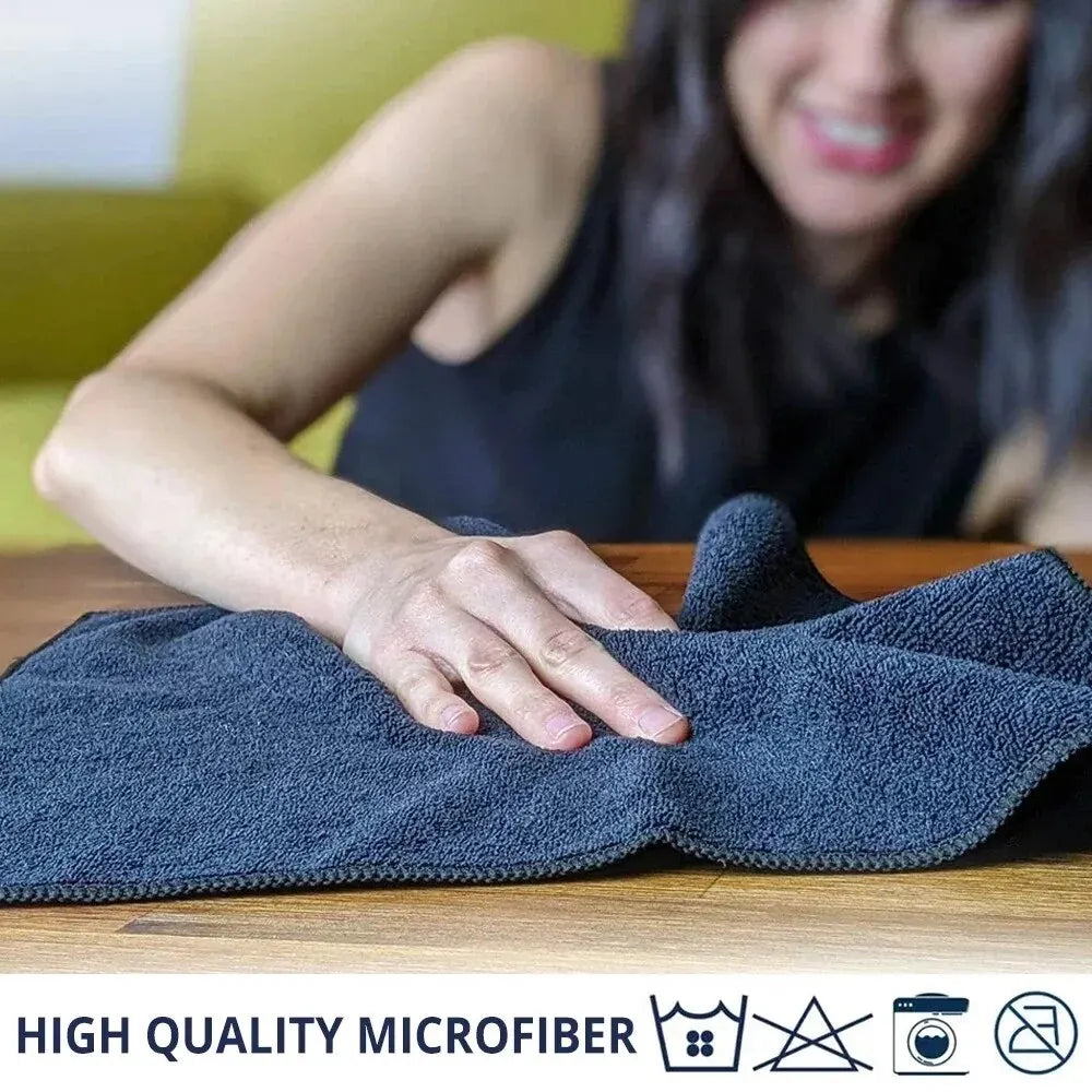 Microfibre Car Cleaning Cloth Set ( 10 Pieces )