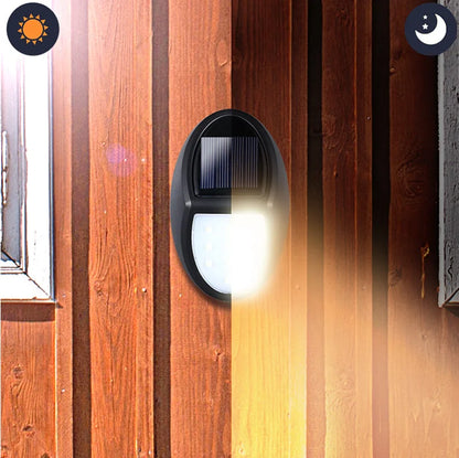 Solar Led Wall Lamp For Outdoors - Weatherproof Energy - Saving And With Motion Detector
