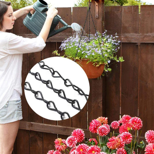 Stable Plant Hangers with Chains - Robust Suspension for Flower Pots and Garden Plants