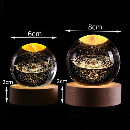 Luminous Moon Crystal Ball