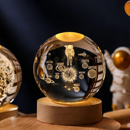 Luminous Moon Crystal Ball