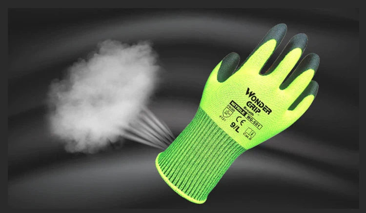 Work Gloves with Miracle Grip - Non - Slip Gloves for Gardening and Crafts