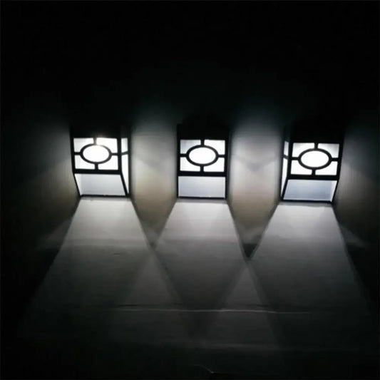 Solar Wall Light with Led - Modern Outdoor Lighting for Garden & Terrace , Wall Lights