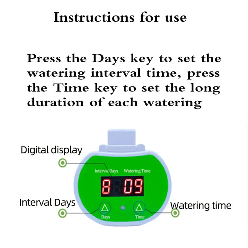 Automatic Plant Watering System with Usb - Efficient Drip Irrigation