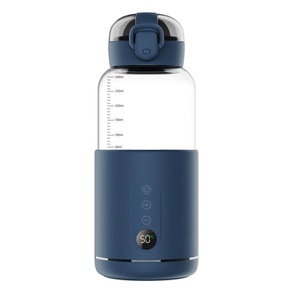 Portable Bottle Warmer With Temperature Display - Compact Solution For On The Go