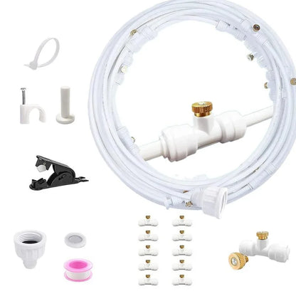 Misting System for Patio and Garden - Cooling Spray Set for Parasol and Pavilion