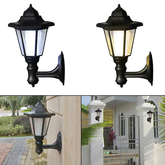 Solar Garden Lantern With LED - Outdoor Lighting For Patio & Garden In Classic Lamp Design