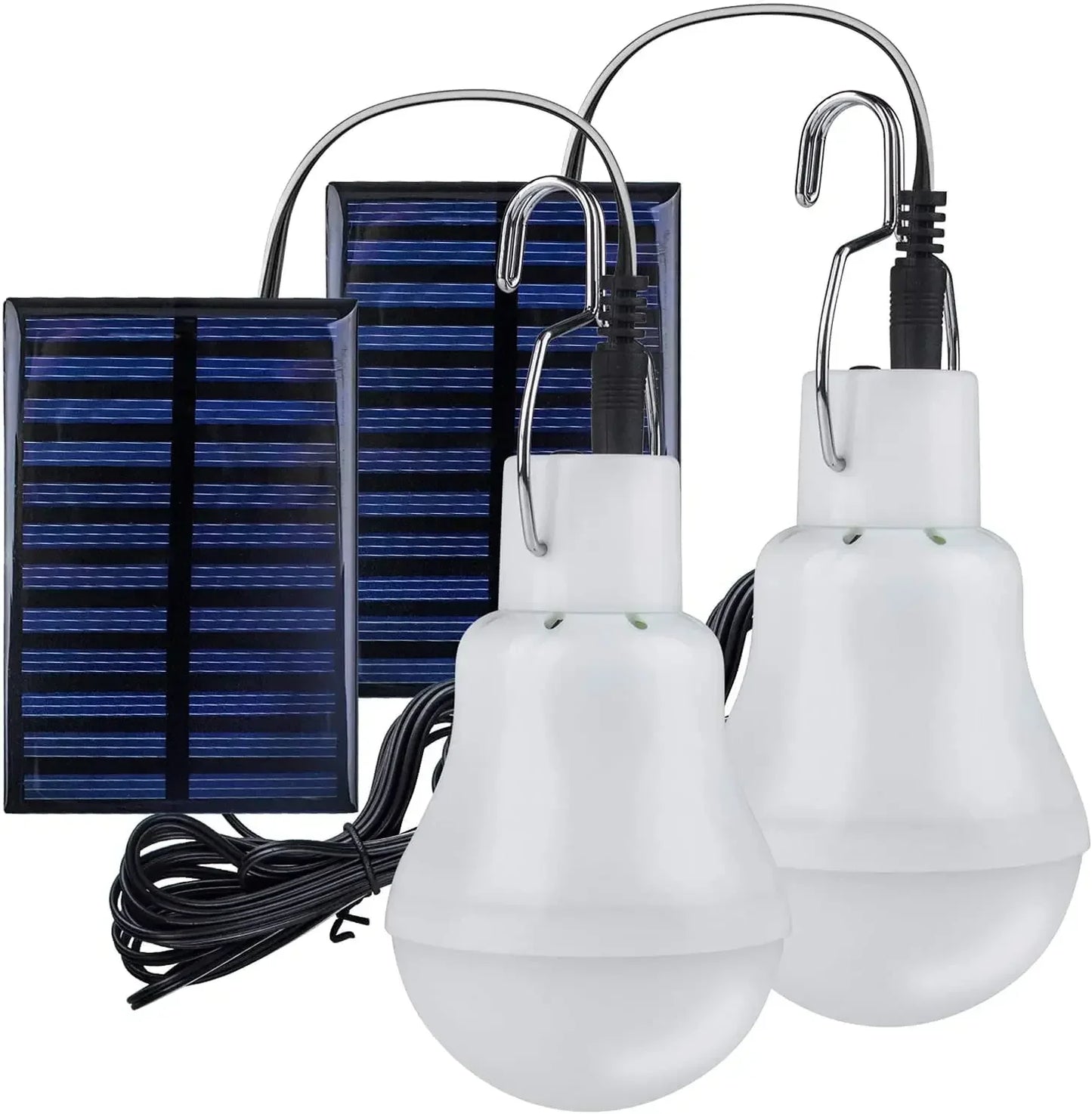 Solar Lamp With Solar Panel - Energy - Saving LED Lamp For Indoor And Outdoor Use