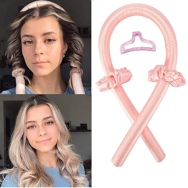 Silky Curls Without Heat - Flexible Curler For Soft Waves