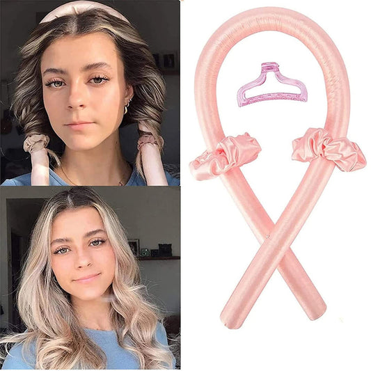 Silky Curls Without Heat - Flexible Curler For Soft Waves