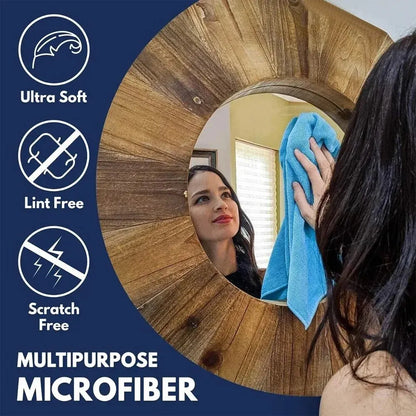 Microfibre Car Cleaning Cloth Set ( 10 Pieces )
