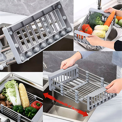 Adjustable Draining Rack For The Sink