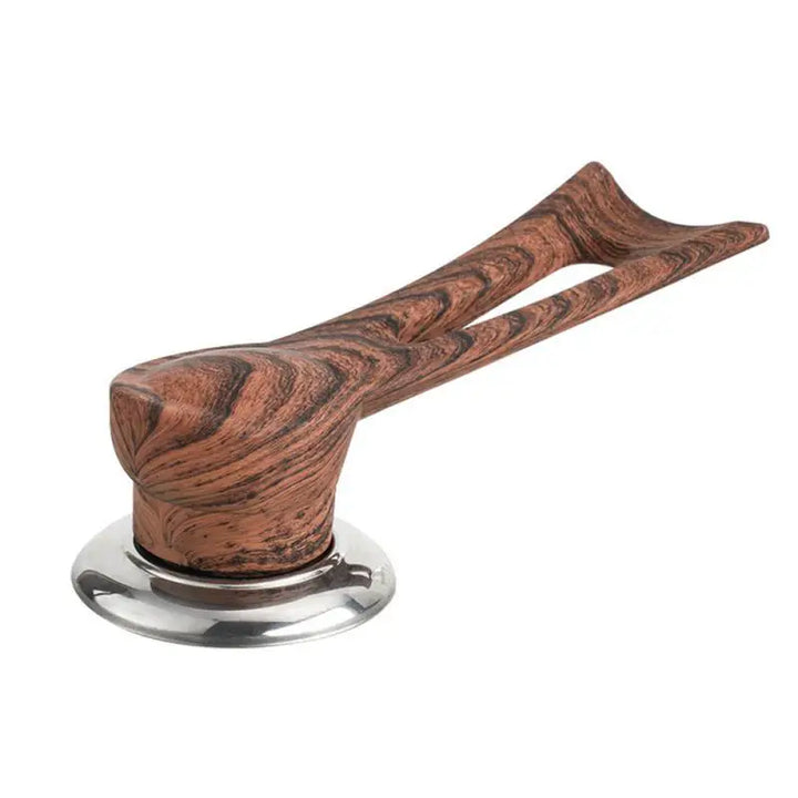 Replacement Handle For Pot Lid - Wooden Design With Stainless Steel Base