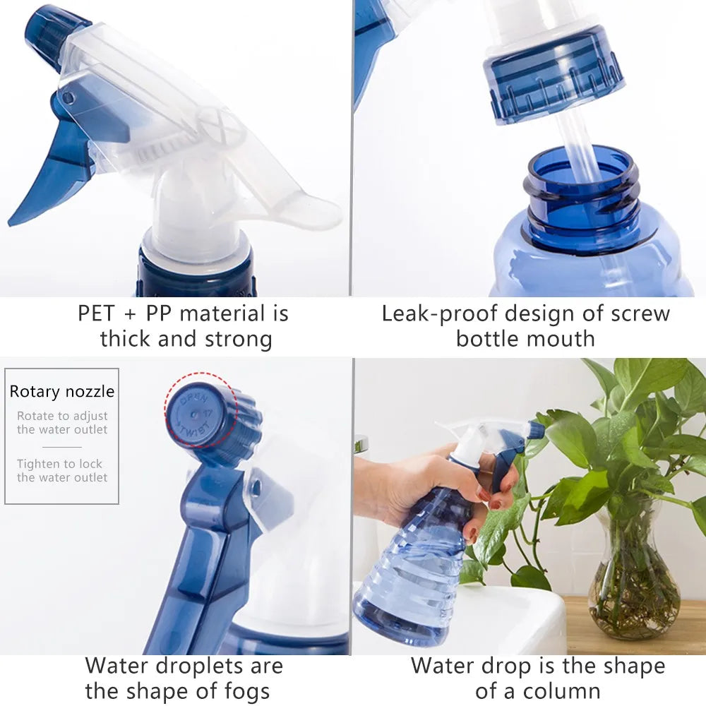 Adjustable Spray Bottle with Ergonomic Handle for Easy Handling and Versatile Use