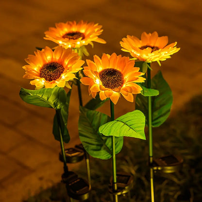 Waterproof Solar Sunflower Lamp for Garden & Patio