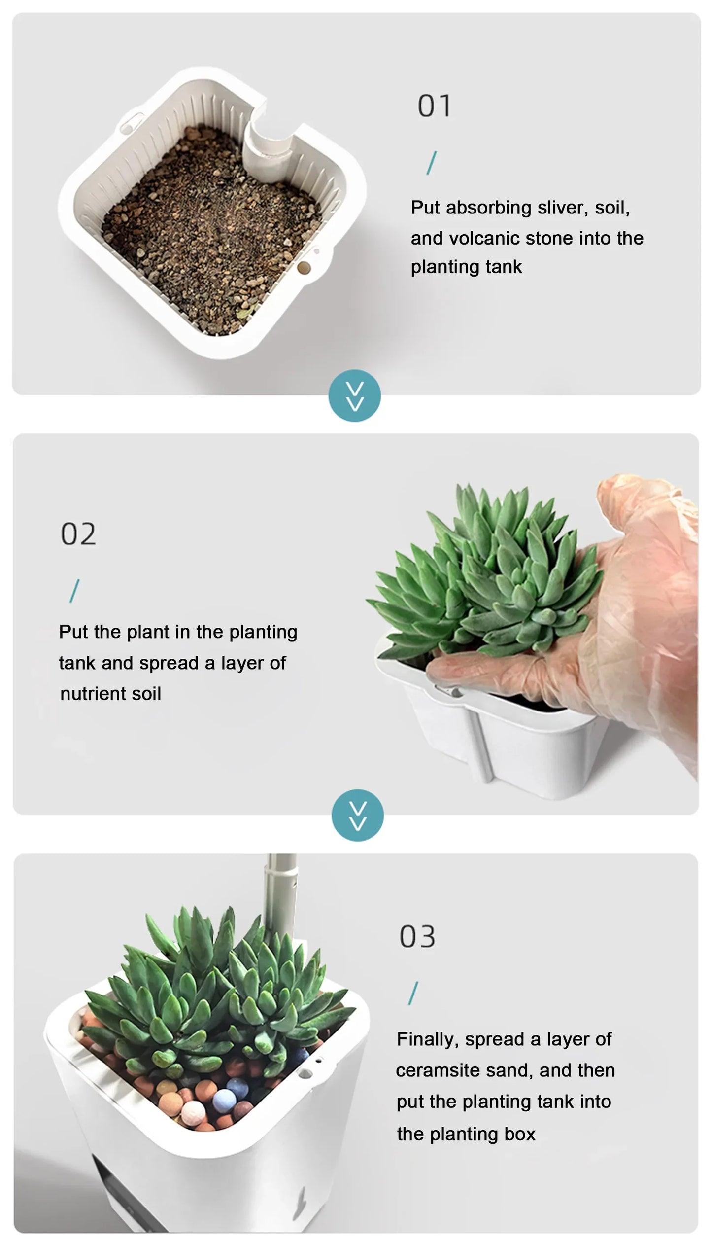 Multifunctional Smart Hydroponic Plant Pot with Calendar , Diffuser and Desk Lamp