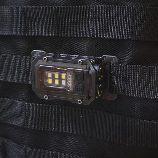 Magnetic Led Torch With Carrying Holder - Hands - Free Work Light For Outdoor And Repairs