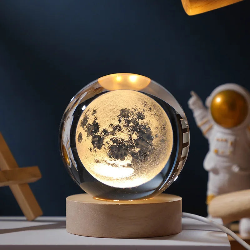 Luminous Moon Crystal Ball