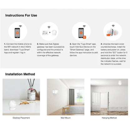PIR Motion Detector ( Zigbee 3.0 )