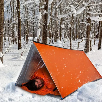 2 - Person Survival Tent with Thermal Insulation for Outdoor Adventures