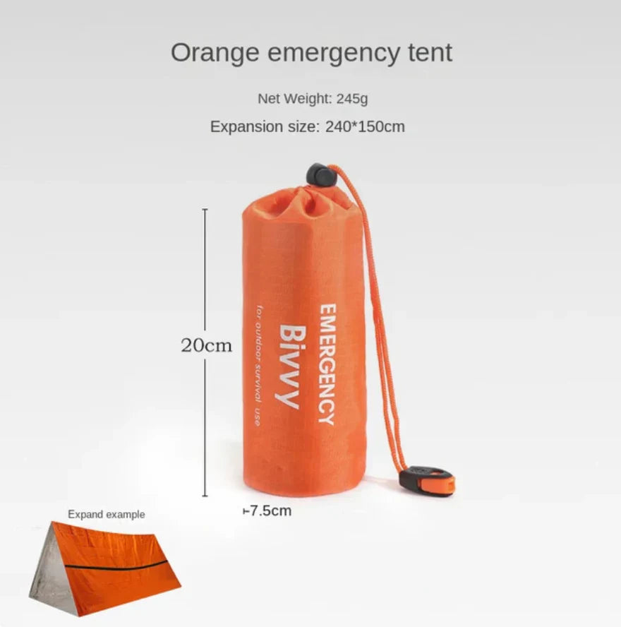 2 - Person Survival Tent with Thermal Insulation for Outdoor Adventures
