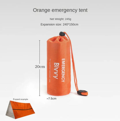 2 - Person Survival Tent with Thermal Insulation for Outdoor Adventures