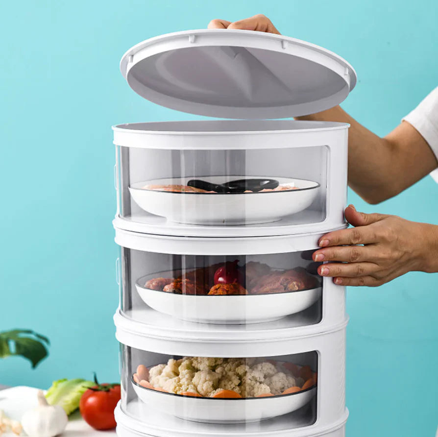 Stackable Multifunctional Food Storage Tin - Space - Saving and Practical Food Storage System