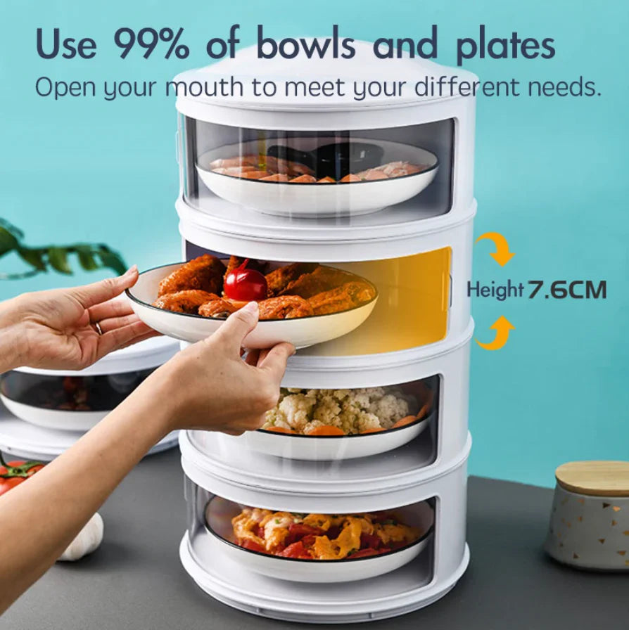 Stackable Multifunctional Food Storage Tin - Space - Saving and Practical Food Storage System