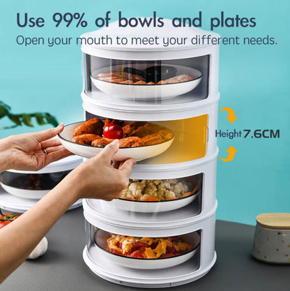 Stackable Multifunctional Food Storage Tin - Space - Saving and Practical Food Storage System