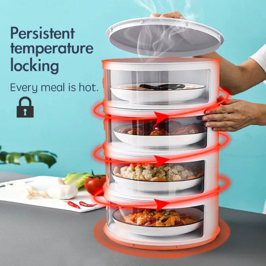 Stackable Multifunctional Food Storage Tin - Space - Saving and Practical Food Storage System
