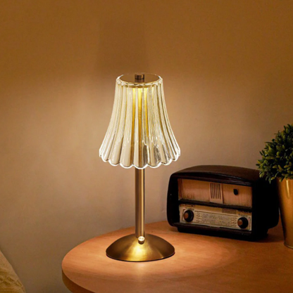 Rechargeable USB LED Table Lamp in Retro Design