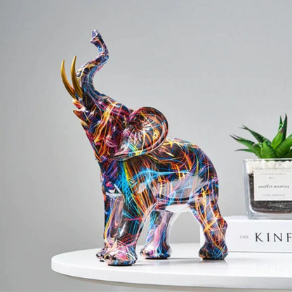 Colorful Elephant Statue
