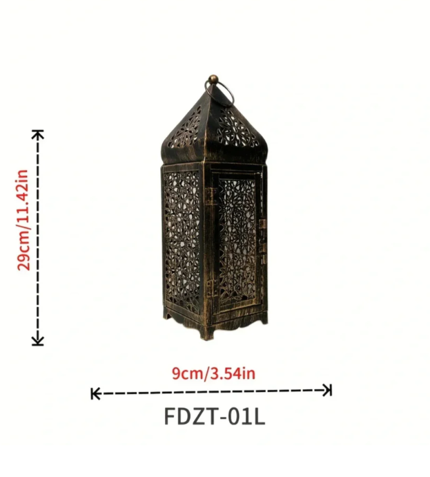 Vintage Lantern In Bronze Design