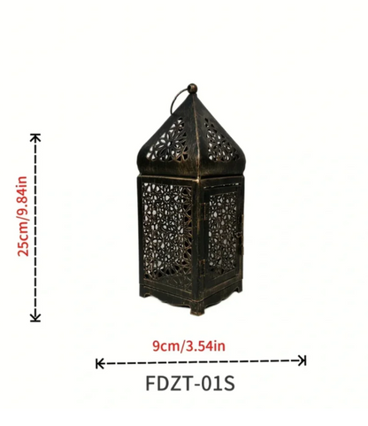 Vintage Lantern In Bronze Design