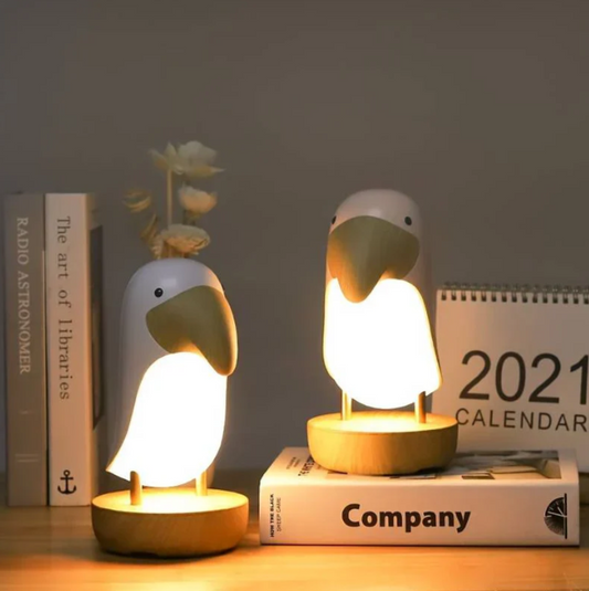 Rechargeable Night Lamp In Bird Design