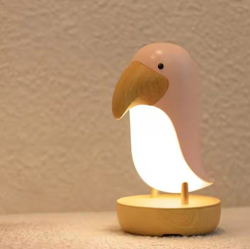 Rechargeable Night Lamp In Bird Design