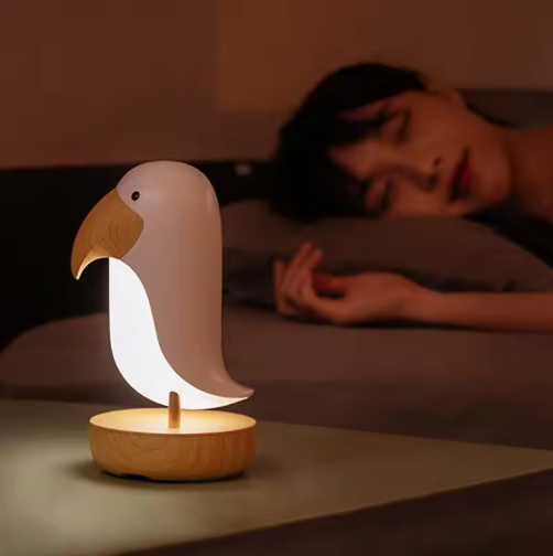 Rechargeable Night Lamp In Bird Design