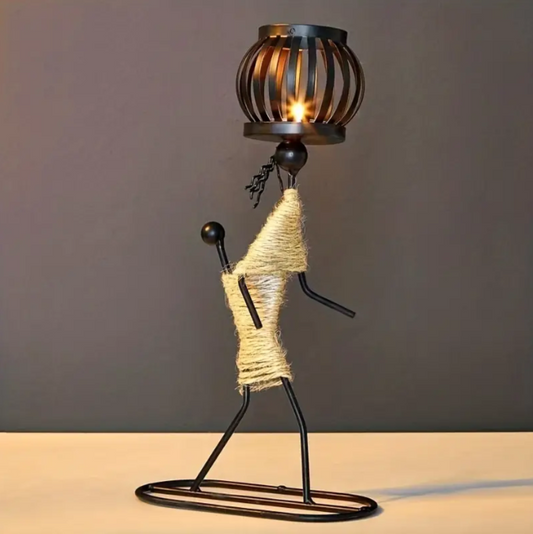 Vintage-Inspired Candle Holder