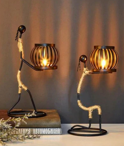 Vintage-Inspired Candle Holder