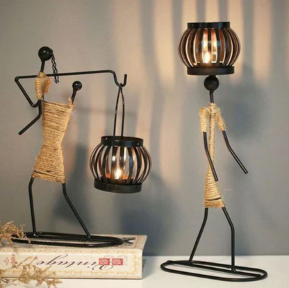Vintage-Inspired Candle Holder