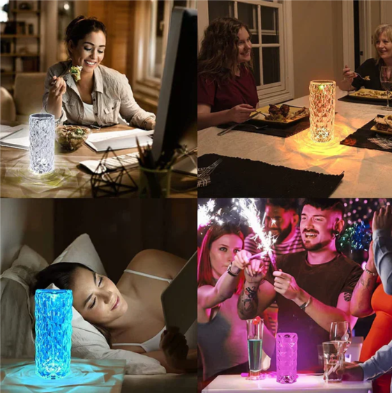 LED Lamp in Crystal Design