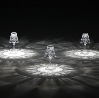 Acrylic Glass Crystal Table Lamp