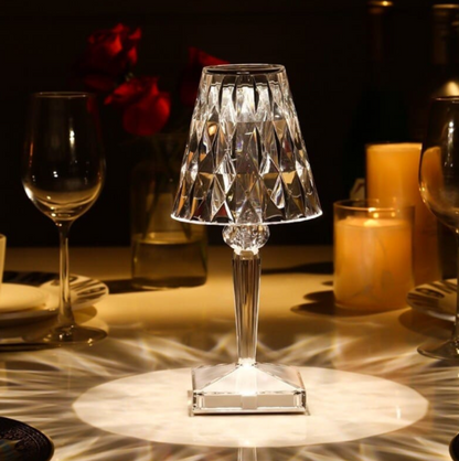 Acrylic Glass Crystal Table Lamp