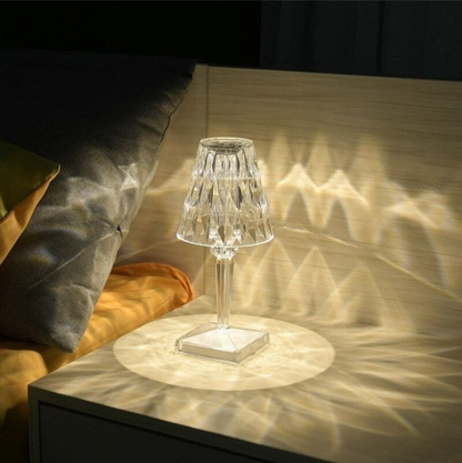 Acrylic Glass Crystal Table Lamp