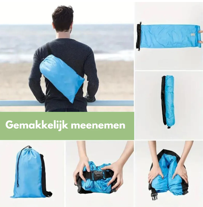 Air-Filled Reclining Chair For On The Go